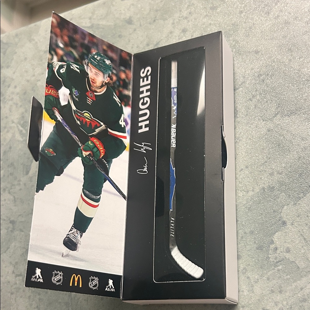 Bauer x McDonalds NHL Star Sticks Quinn Hughes Mini Hockey Stick